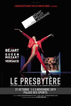 Béjart Ballet Lausanne : Le Presbytère au Palais des Sports le 31/10 et 1,2,3/11