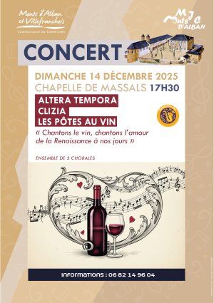 Chantons le vin, chantons l'amour de la Renaissance à nos jours.