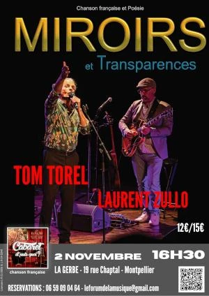 Tom Torel, concert "Miroirs et Transparences"