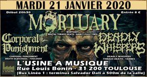 Mortuary x Deadly whispers x Corporal Punishment 
