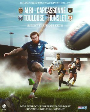 Toulouse se met aux couleurs du rugby à 13