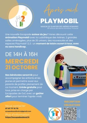 Après-midi PLAYMOBIL à la ludothèque