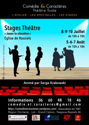 Stage Théâtre « JOUER LA SITUATION ! »