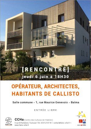 RENCONTRE opérateur, architecte, habitants de Callisto, habitat participatif