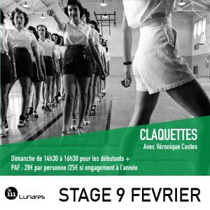Stage de claquettes avec Véronique Costes 