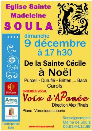 De la Ste Cécile à Noël – Voix d'Apamée en concert