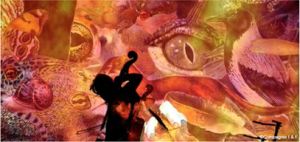 « DELTEIL EN HABIT DE LUMIERE » / « UN CHEVAL HENNIT QUELQUE PART »