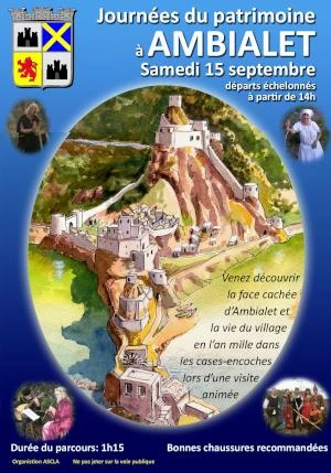 journée du patrimoine samedi 15 septembre à Ambialet
