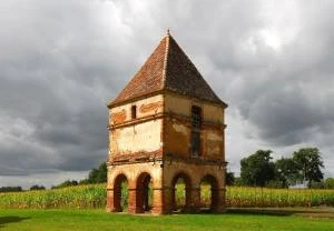 Conférence sur les pigeonniers et vente aux enchères de vins de Gaillac (Tarn)