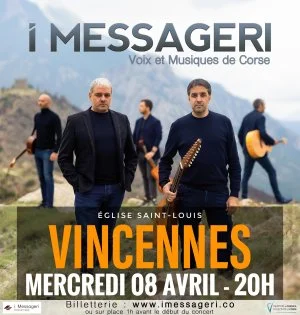 Concert groupe I MESSAGERI - Voix et musique de Corse