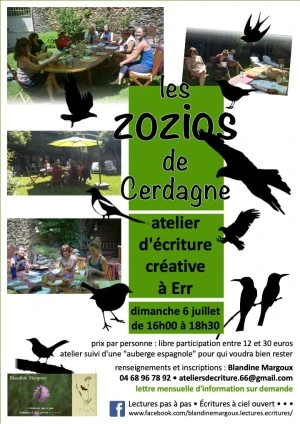 Les zozios de Cerdagne • Atelier d'écriture créative