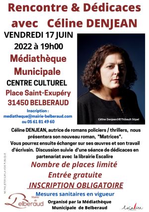 RENCONTRE & DÉDICACES AVEC CÉLINE DENJEAN