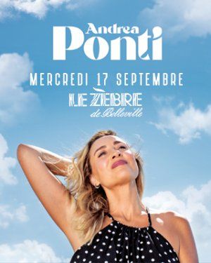 Andrea Ponti en concert à Paris au Zèbre de Belleville