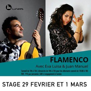 ​Stages de Flamenco avec Eva Luisa et Juan Manuel Cortes