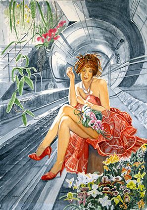 Muriel Marhic au SIAC© Marseille - Stand 75