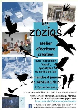 Les zozios • Atelier d'écriture créative