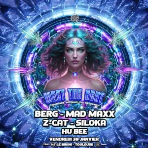 MEET THE BEAT w. BERG - MAD MAXX - Z-CAT - SILOKA - HU BEE