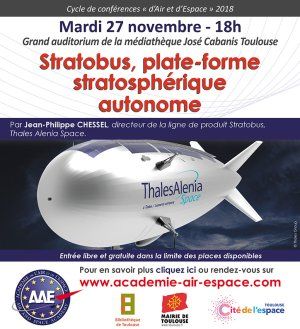 Conférence « Stratobus, plate-forme stratosphérique autonome»