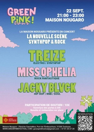 La nouvelle scène Synthpop/Rock avec le GREEN PINK ! Festival