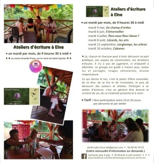 Longtemps, les arbres • Atelier d'écriture