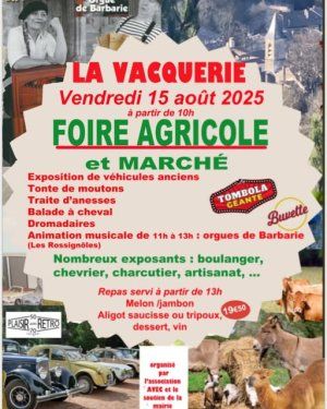Foire agricole et marché à La Vacquerie