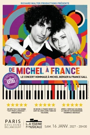 De Michel à France : Michel Berger & France Gall réunis dans un hommage musical à La Seine Musicale