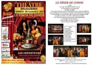 Soirée Théâtre ''Le Dîner de Condé''