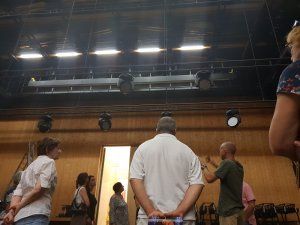 Visite des théâtre du domaine d'O