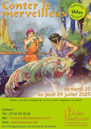 Conter le merveilleux • stage professionnel Art du Conte