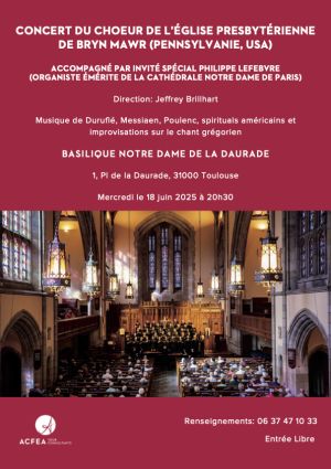 Concert du chœur de l'Église presbytérienne de Bryn Mawr (Pennsylvanie)