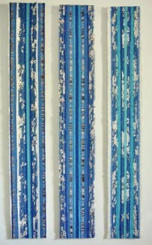 INFINIMENT BLEU : une exposition d' art textile de MARIANNE PISTRE