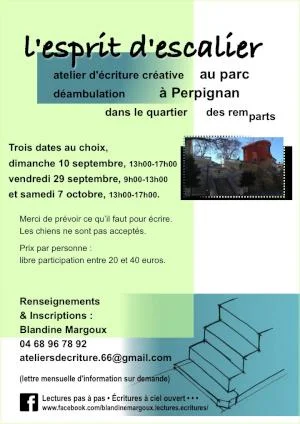 L'esprit d'escalier • Atelier d'écriture en déambulation