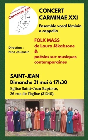 Saint-Jean Concert chœur féminin Carminae XXI