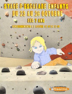 Altissimo Montaudran *** STAGE ESCALADE ENFANTS *** VACANCES D'OCTOBRE 2017