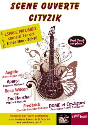 "CITYZIK" Scène ouverte musique