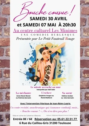 sortie théâtre "Bouche cousue!"