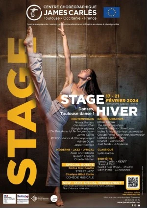 Stage international d'hiver "Danses, Toulouse Danse !" - du 17 février au 21 février 2024