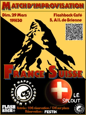 Match d'Improvisation Théâtrale France vs Suisse