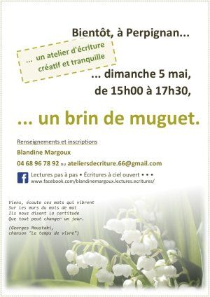 Un brin de muguet • Atelier d'écriture