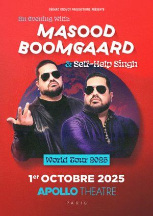 Masood Boomgaard à Paris le 01/10/2025 à l'Apollo Théâtre