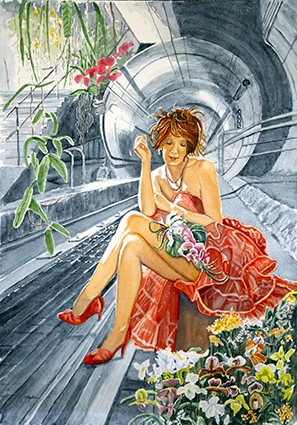 Muriel Marhic au SIAC© Marseille - Stand 75