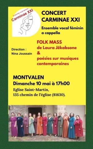 Montvalen Concert chœur féminin Carminae XXI