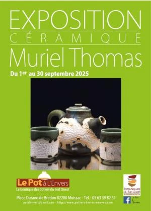 Exposition septembre 2025 Muriel Thomas au Pot à l'Envers