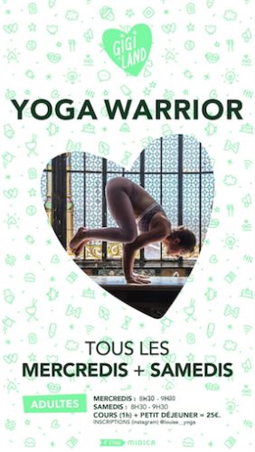 Yoga Warrior chez Gigiland