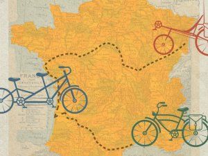 Projection du film 'La France à vélo"