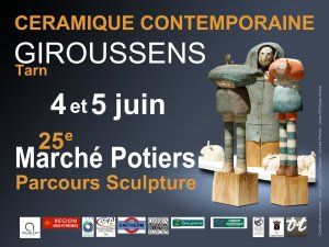 Marché de Potiers de Giroussens - Céramique Contemporaine