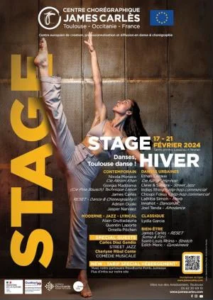 Stage international d'hiver "Danses, Toulouse Danse !" - du 17 février au 21 février 2024