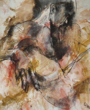  Exposition CORPS & AMES, techniques mixtes de Ludivine Pradines 