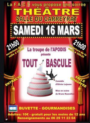 Soirée théâtre "Tout Bascule"