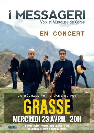 Concert groupe I MESSAGERI - Voix et Musiques de Corse